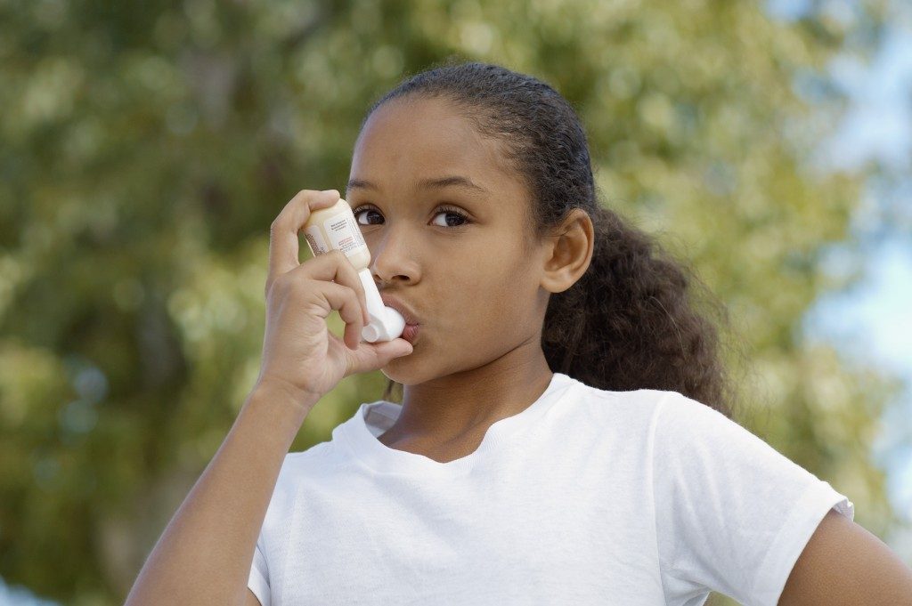 asthmatic child